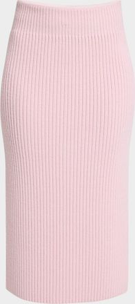 Givenchy Ribbed Knit Midi Skirt