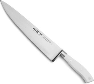Arcos Arcos - Coltello cuoco Riviera Blanc 233724 Nitrum Steel, con Mango Poliossimetilene e 25 cm lama in scatola