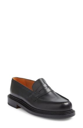 J.M. Weston Triple Sole 180 Penny Loafer in Black at Nordstrom, Size 10.5Us