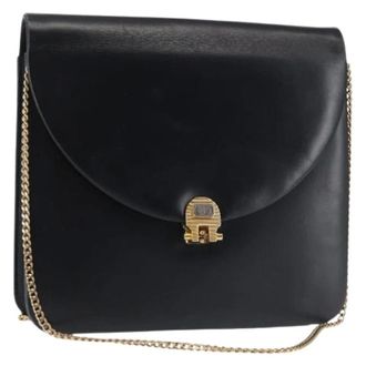 Dior Pre-owned Vintage Leren Schoudertas - Dames - Pre-owned - Blauw - Maat: ONE Size Leer