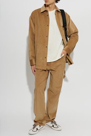 Darkpark Corduroy Shirt Keanu, Mens, Brown