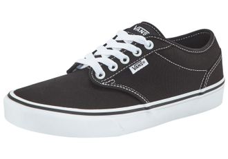 Vans Sneaker VANS ATWOOD, Damen, Gr. 36,5, schwarz-weiss ((canvas) schwarz, wei&szlig;), Textil, Schuhe Sneaker
