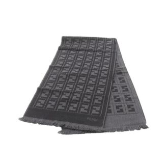 Fendi Pre-owned Scarves, male, Black, Size: ONE SIZE Pre-owned Stole