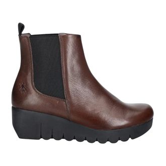 FLY London Schoenen, Dames, Bruin, 39 EU, Leer, Vaze Chelsea Boot