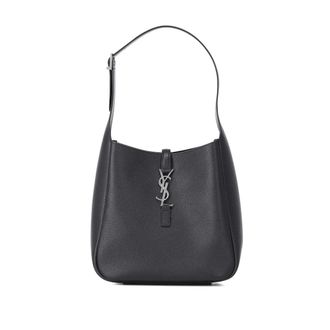 Saint Laurent Shoulder Bags, female, Black, Size: ONE SIZE Le 5 &agrave; 7 Hobo Bag