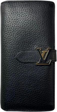 Louis Vuitton Pre-owned Wallets, female, Black, Size: ONE SIZE Pre-owned Vintage Leather Wallet