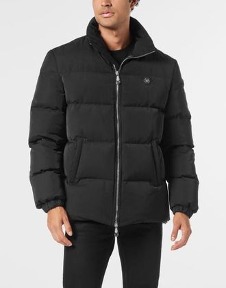 Philipp Plein Nylon Puffer Jacket Late Checkout Men in Black at Nordstrom, Size Xxx-Large Eu