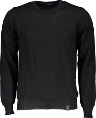 North Sails Hydrowool Zwarte Pullover met Ronde Hals - Heren - Ronde hals truien - Zwart - S - Truien & Vesten