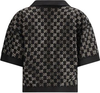 Gucci Womens Black Viscose Shirt