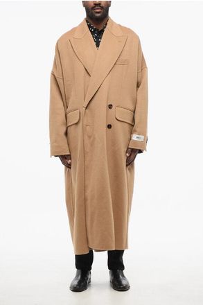 Dolce & Gabbana Double-breasted Cashmere Coat with Flap Pockets size S