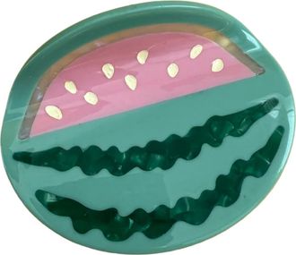 Centinelle Watermelon Hair Claw in Green at Nordstrom