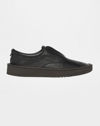 Giorgio Armani Men & apos;s Deerskin Slip-On Sneakers