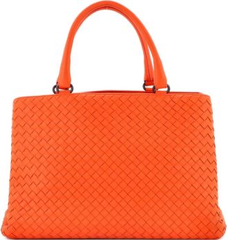 Bottega Veneta Milano Intrecciato Nappa Large tote bag - Oranje