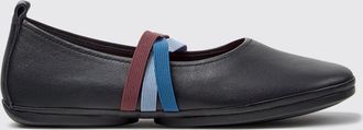 Camper Twins Multicolor Striped Leather Mary Jane Flats