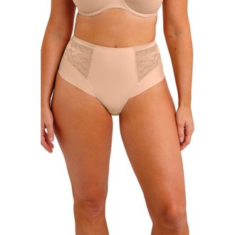 Fantasie Illusion High Waist Briefs in Natural Beige at Nordstrom, Size Xx-Large