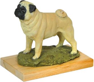 OEM Pug, Carlin - Estatuilla Pintada, Figura, Realizada Por El Artista, Marca Art-dog