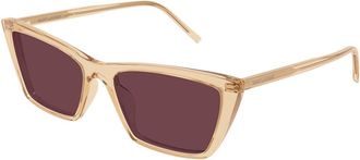 Saint Laurent SL 737 MICA THIN 008 Womens Sunglasses Yellow Size 54 - Free RX Lenses - Free RX Lenses