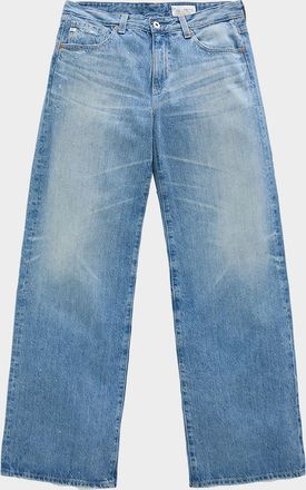 AG - Adriano Goldschmied Adria Low-Rise Wide-Leg Jeans