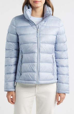 Tommy Hilfiger Packable Puffer Jacket in Silver Smoke at Nordstrom, Size X-Small