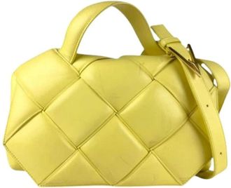 Bottega Veneta Pre-owned Handbags, female, Yellow, Size: ONE SIZE Pre-owned Vintage Handbag