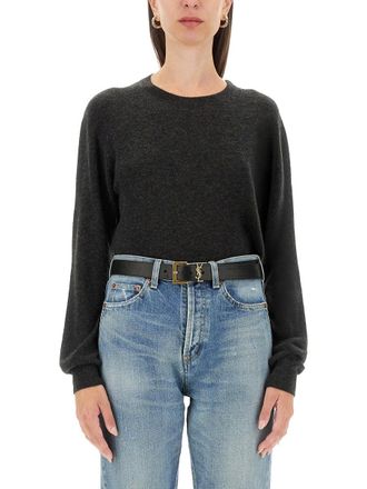 Saint Laurent Cashmere And Silk Sweater-Donna