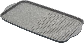 Kitchen Craft Masterclass Plancha De Asar De Aluminio Fundido Antiadherente Apta Para Inducci&oacute;n, 51 X 27 Cm (20 X 10,5)