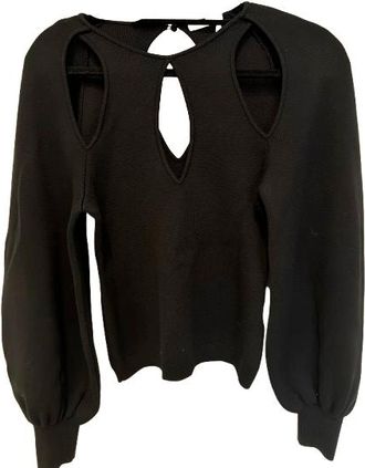 Chlo&eacute; Black Cutout Jumper Size XS