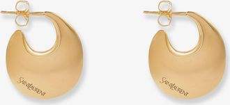 Saint Laurent Orecchini in ottone con finiture dorate - SAINT LAURENT - gender_Woman
