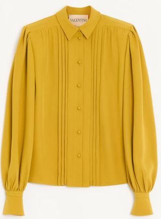 Valentino Camicia In Cady Couture Donna GIALLO 36