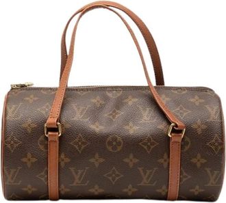 Louis Vuitton Pre-owned Papillon 26 - Dames - Vintage Handtas - Bruin - ONE Size - Leer - Vintage