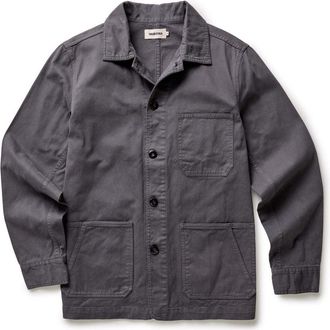 Taylor Stitch The Ojai Jacket in Organic Charcoal Foundation Twill
