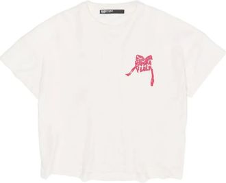 Bimba & Lola T-shirt met strikprint en logo - Wit