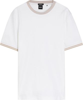 BOSS Boss Tessler Cotton T-shirt - White - XL