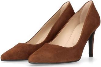 Ursula Mascar&oacute; Suede Pointed Toe Pump in Medium Brown at Nordstrom, Size 37.5
