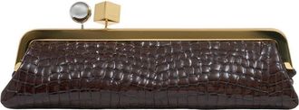 Jacquemus La Pochette Salon - Dames - Clutches - Bruin - ONE Size - Katoen - Tassen