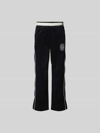 Billionaire Boys Club Flared Fit Trackpants mit Ges&auml;&szlig;tasche in Black, Gr&ouml;&szlig;e L