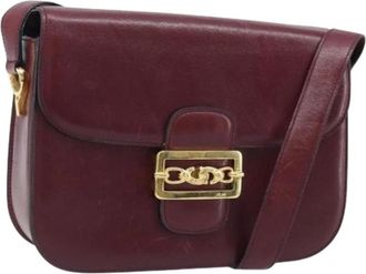Celine Pre-owned Vintage Schoudertas - Dames - Vintage Schoudertas - Rood - ONE Size - Leer - Vintage