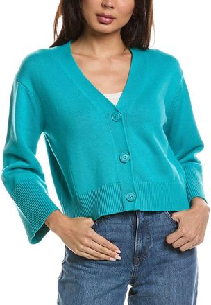 Fort&eacute; Cashmere Wide Sleeve Cardigan
