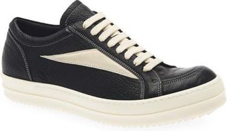 Rick Owens Vintage Sneaks Sneaker in Black/milk/milk at Nordstrom, Size 44