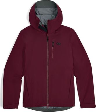Outdoor Research Aspire II Gore-Tex Waterproof Jacket in Winterberry at Nordstrom, Size 1X