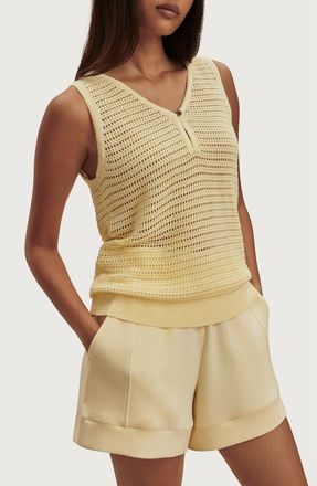 Varley Ramon Cotton Knit Tank in Anise Flower at Nordstrom, Size X-Small