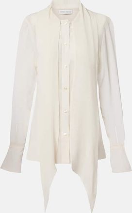 Nina Ricci Blusa in seta con dettaglio foulard