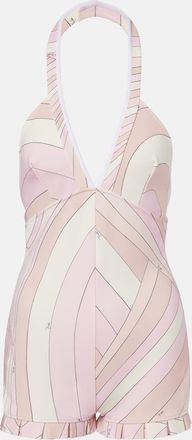Pucci Iride satin jersey romper