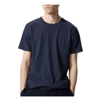 Uniqlo AIRism Cotton T-Shirt Navy 474244-69