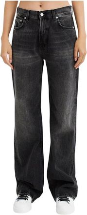 Haikure Winona Loose Fit Jeans - Dames - Loose Fit Jeans - Zwart - W29 - Katoen - Jeans