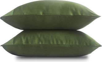Sijo Set of 2 Sateen Pillowcases in Forest at Nordstrom, Size Standard