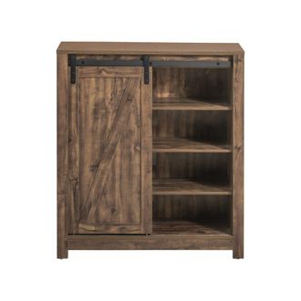 SoBuy Aparador recibidor con 1 puerta madera color natural