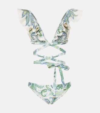 Zimmermann Bikini Ottie con stampa