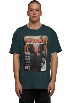 Mister Tee MT Upscale Mister Unisex T-Shirt Upscale Magazine Oversize Tee, 100% Cotton, Bottlegreen, 3XL, Bottle Green, XXXL