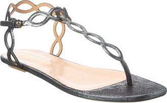 Sergio Rossi Mermaid Suede Sandal